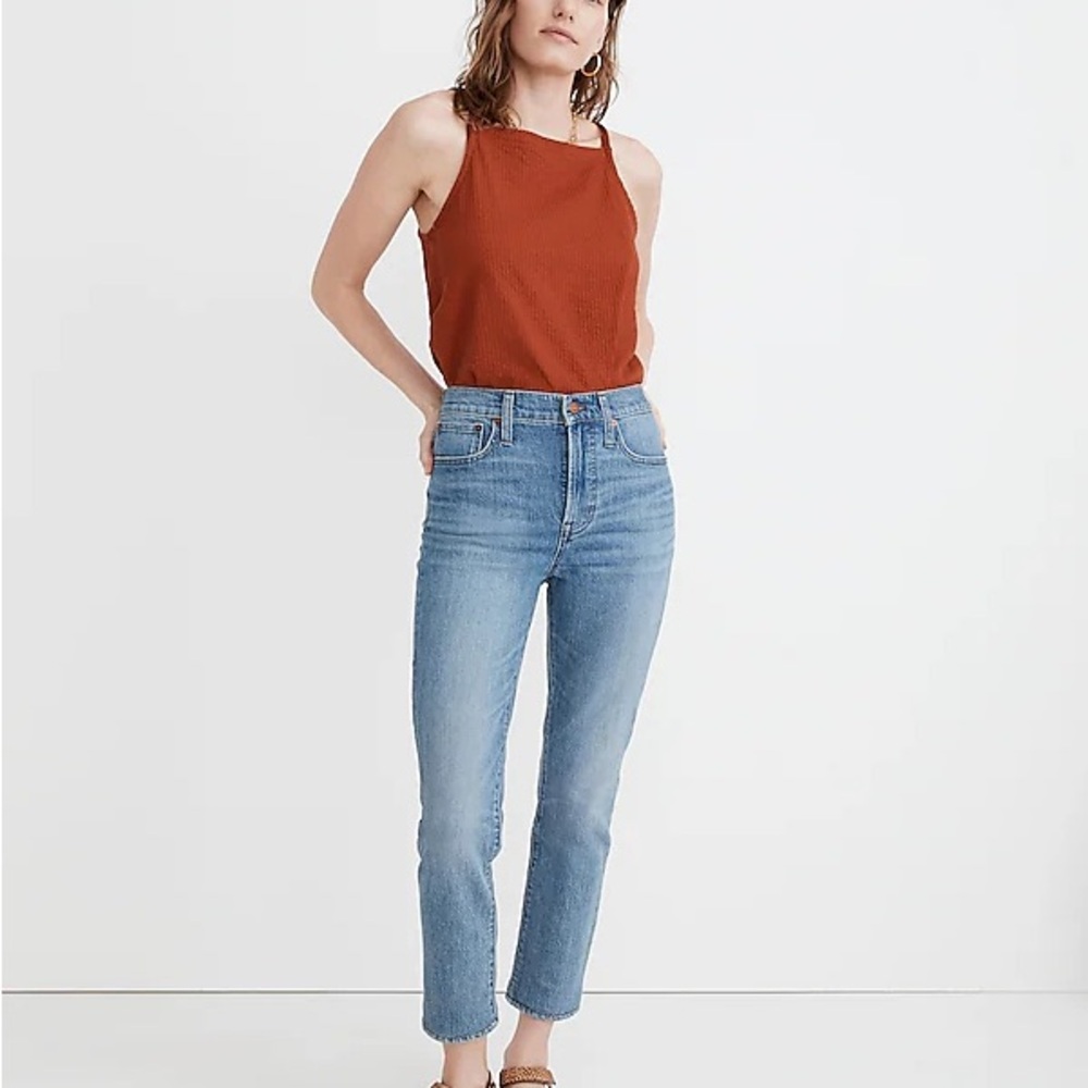Madewell perfect vintage crop denim